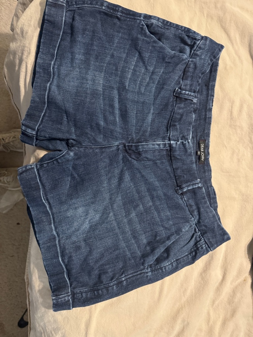 Dear John Women's High Waist Denim Shorts - Dark Blue